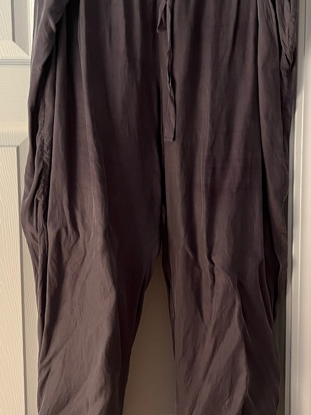 Johnny Was Pete & Greta Grey Pants. Good Preloved Condition; Note Seam Wear Pics
